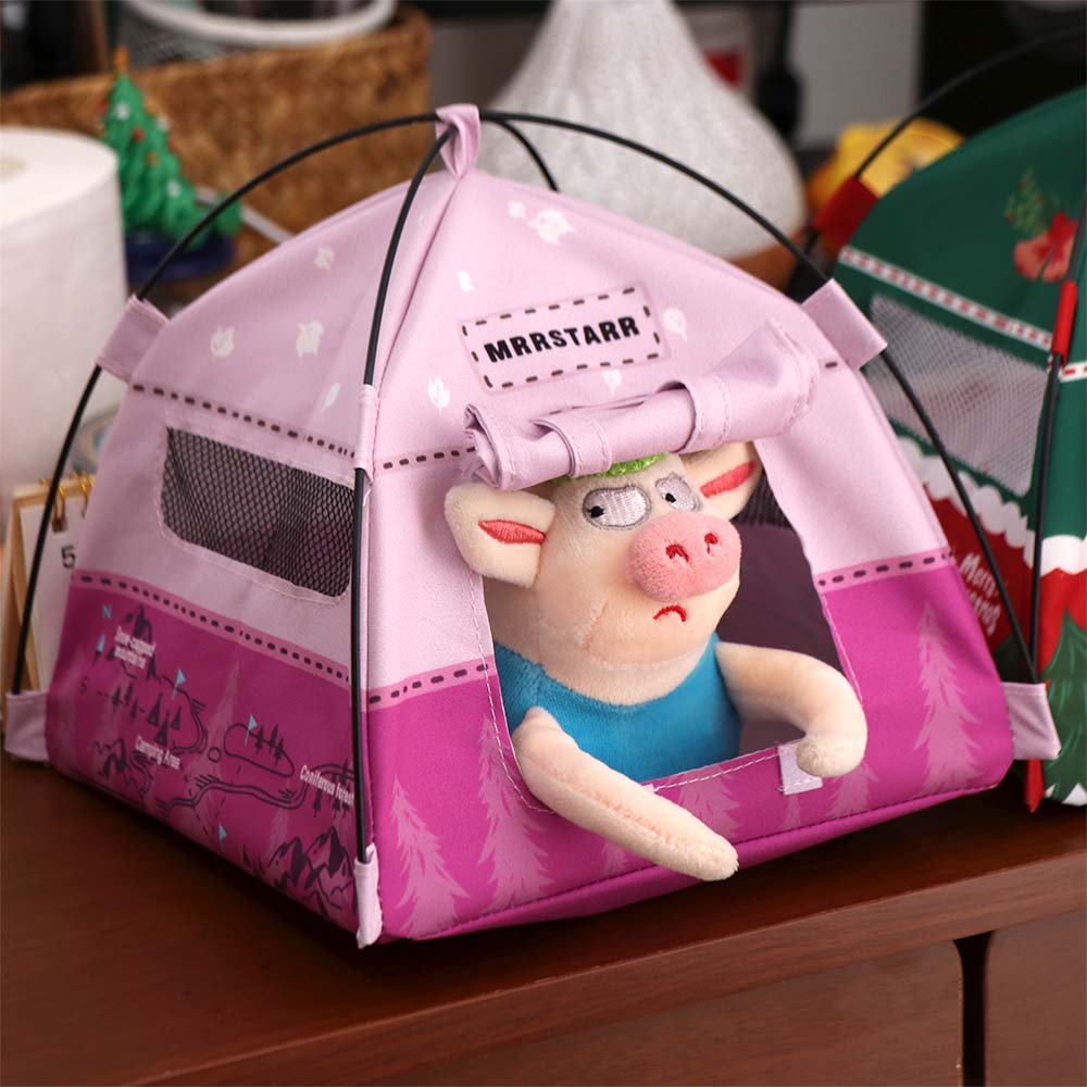 1:12 Scale Camping Tent Model Decoration Doll Small Tent Simulated Outdoor Tent  Kids Toy