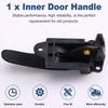 Black Plastic Car Left Interior Door Handle - Suitable for Ben, 1 pc