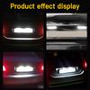 2PC OEM LED License Plate Light Bulbs For Toyota Prius XW20 XW30 2004-2015 Venza 2008-2015 Matrix 2009-2013 RAV4 XA40 2013-2018