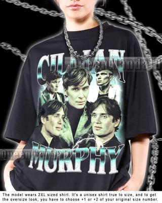 Koszula Cillian Murphy 90s Retro Fan Tee, Unisex Koszulka Filmowa, Styl Vintage Q9