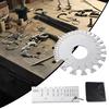 Wire Gauge Tool Double-Sided Scale Steel Gauge Measuring Tool High Strength Portable Ruler For Fabrication Metalworking