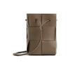 Bottega Veneta Cassette Intreccio Woven Lambskin Bucket Bag Women bags Gold Brown 680217VCQC42560