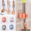 6 X 6 Cm Mop Holder Mop Hook Mop Umbrella Stand No Trace Storage Organizer