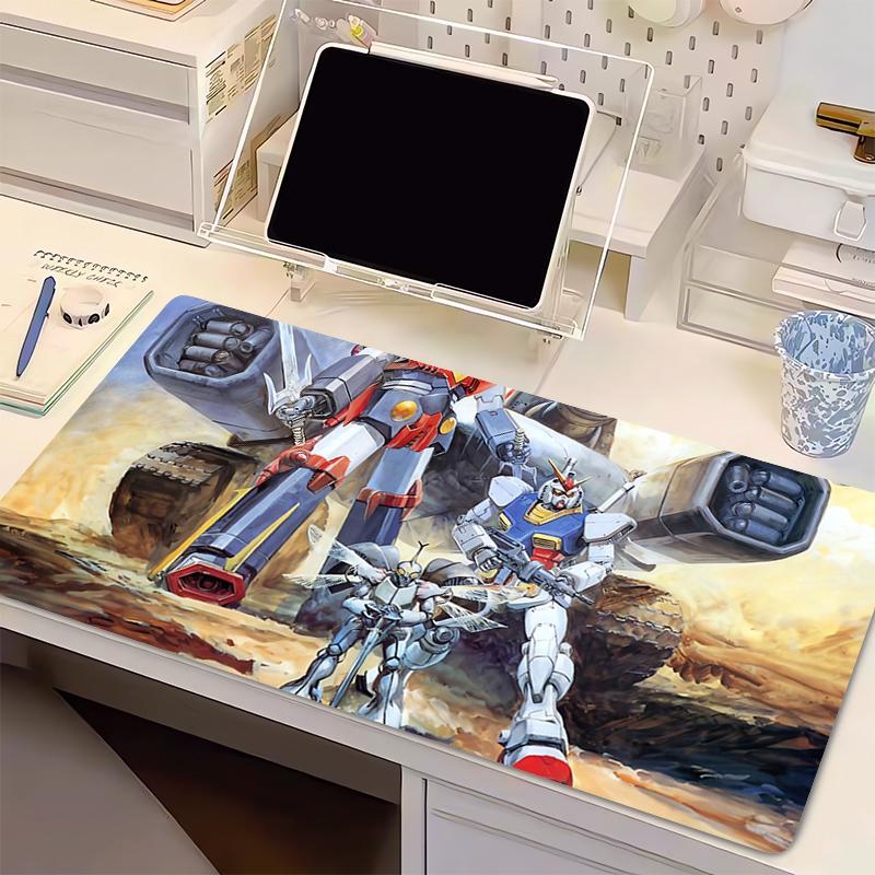 Esports Anime Mouse Pad Mechanical Warrior RX Ggundam Computer Smooth Flexible Rubber Game Computer Keyboard Pad Mosuepad 800x300x2mm