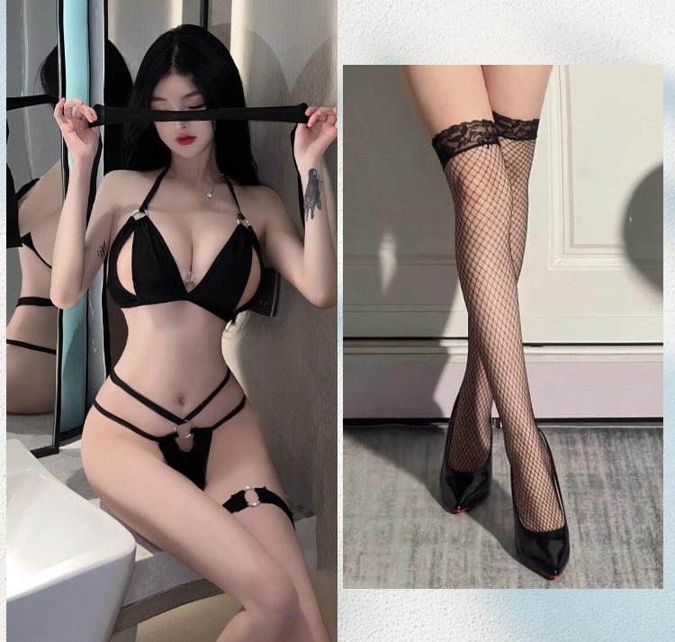 Sex Underwear Sexy Clothing Large Size Transparent Pajamas Passion Suit Uniform Temptation Bundle Suit