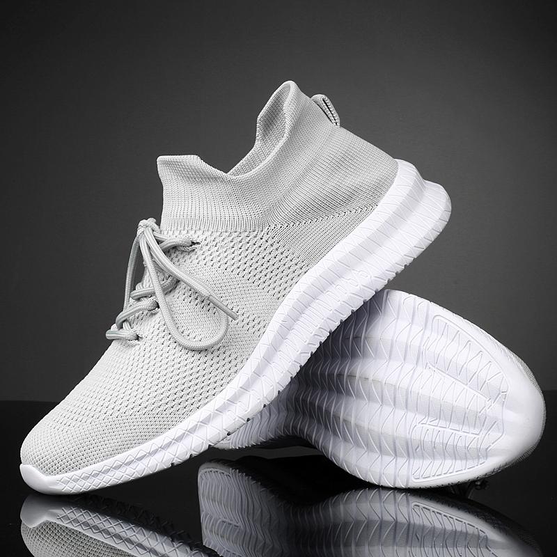 Shoes Men High Quality Summer Shoes For Men Breathable Male Sneakers Breathable White Fashion Gym Casual Light Plus Size Zapatillas Hombre