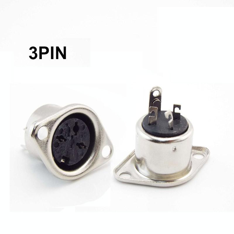 Computer Keyboard Plug 3P 4P 5P 6P 7P 8P DIN S Terminal Connector Female Socket MounTerminal Connector SOLDER