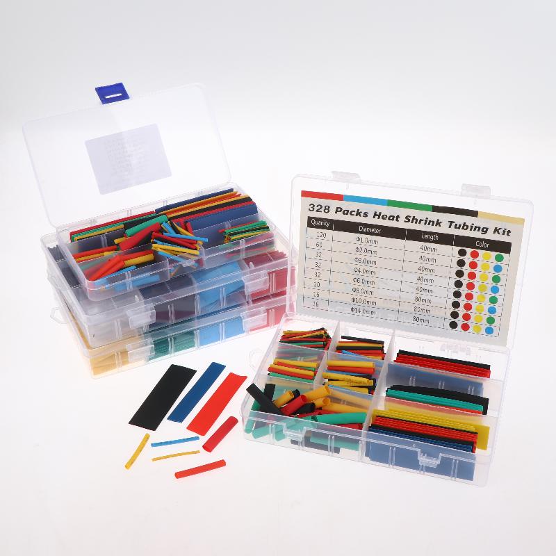 1 Set Elektrische Isolatie Krimpkous Kit Eventronic Elektrische Draad Kabel Wikkel Assortiment Krimpkous 2:1