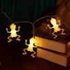 Halloween Skull String Lights LED Spooky Ghost Battery Operated Fairy Lights for Indoor Outdoor Home Yard Horror Party Decor