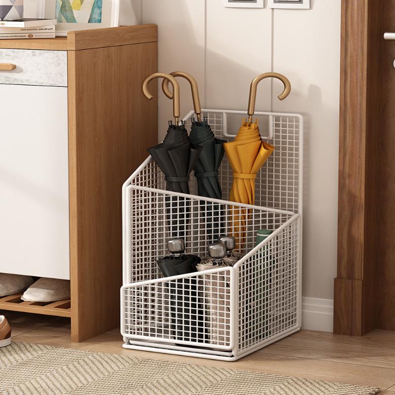 Best-Selling Umbrella Drain Rack Commercial Home Storage Stand for Long-Handle Umbrellas Black - Width 21cm 1890₽