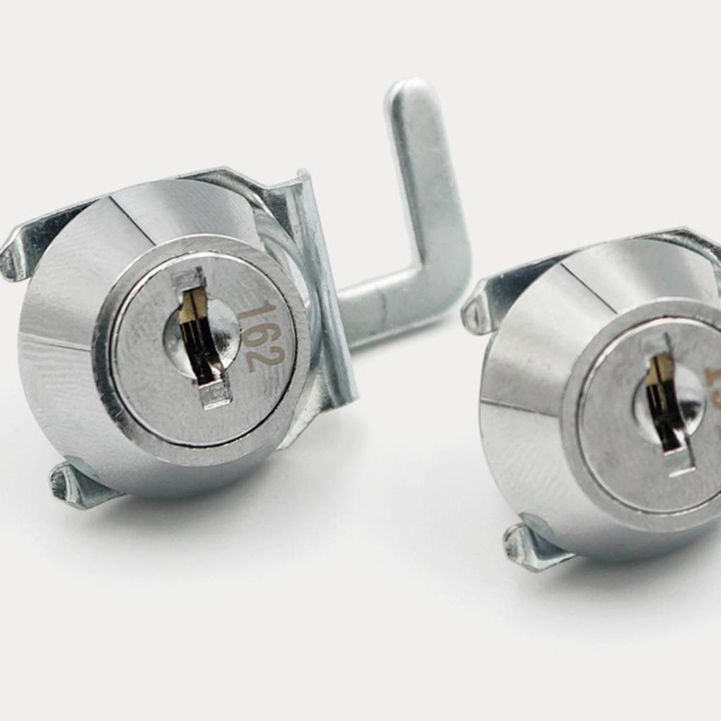 Zinc Alloy Hook Cam Toolbox Lock Keyed Alike Safety Cylinder Replacement for Retail Bar Shopping Mall