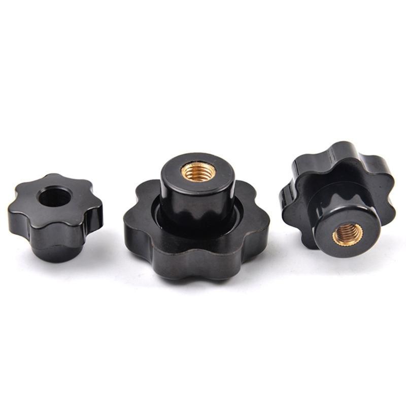 Threaded Black Knobs Set of 10 Thumb Nuts Durable for Quick & Secure Fastening
