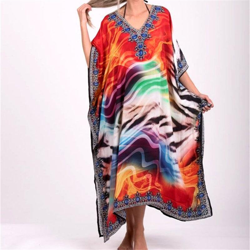 EDOLYNSA Cotton Long Beach Dress Beach Coverups for Women Pareo De Plage Swimsuit Cover Up Beach