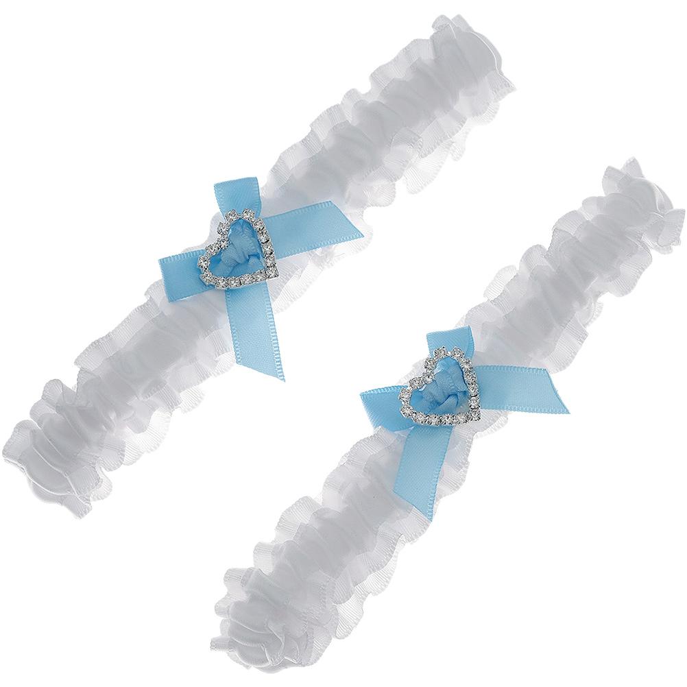 

Свадебный кружевной обруч для ног Свадебные аксессуары для невесты Подарки Подвязки Синий 35x35x3.5cm