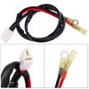 Electric Double Cooling Fan Wire 12V Thermostat Switch Car Relays Wiring Harness