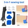 Yousheng 1 Set 3-In-1 Caulking Scraper Tools Kitchen Bathroom Floor Window Sealant Finishing Tool Reusable Grout Removal Sealant Caulk Smoothing Tools