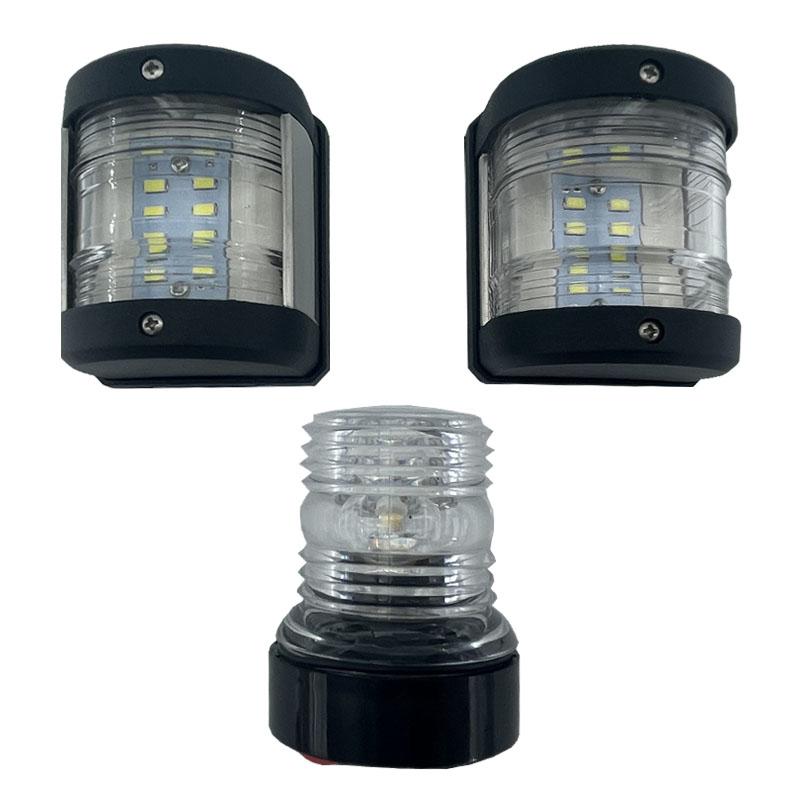 ISURE MARINE Boat Yacht LED Starboard/Port/Masthead/Stern/360 Navigation Light One Set