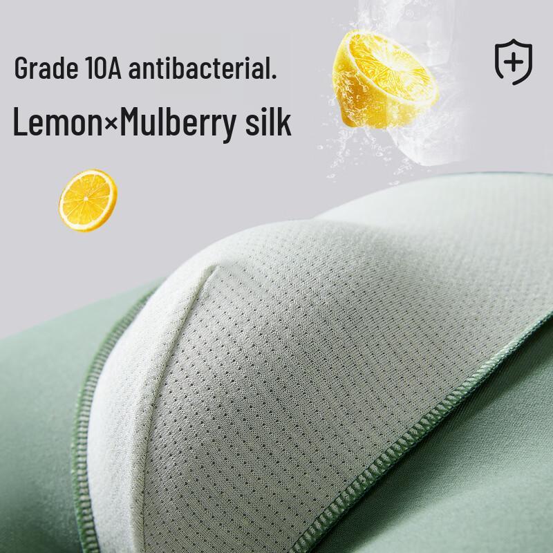 MaoRen Men's Cotton-Silk Antibacterial Boxer Briefs (4-Pack)