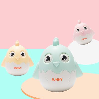 Klingender süßer Hühnerbecher, blinkendes Nicken Q, süßer Ball zum Fangen der Hand eines Haustiers, lustiges Hühnerspielzeug