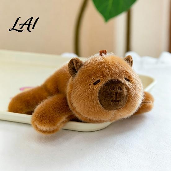 Fun Magnetic Ornament Cute Plush Animal Refrigerator Magnets Soft Stuffed Fridge Magnet Adorable Duck Creative Polyester Fiber Magnet Cat