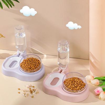 Pet Supplies New Cat Drinking Water Feeding Bowl Neck Care Oblique Mouth Bowl Pet Bowl Automatic Water Refill Pet Products