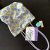 Green Double Sided Tote Bag Lightweight Shopping Handbags Chic Purple Flower Shoulder Bags  Travel