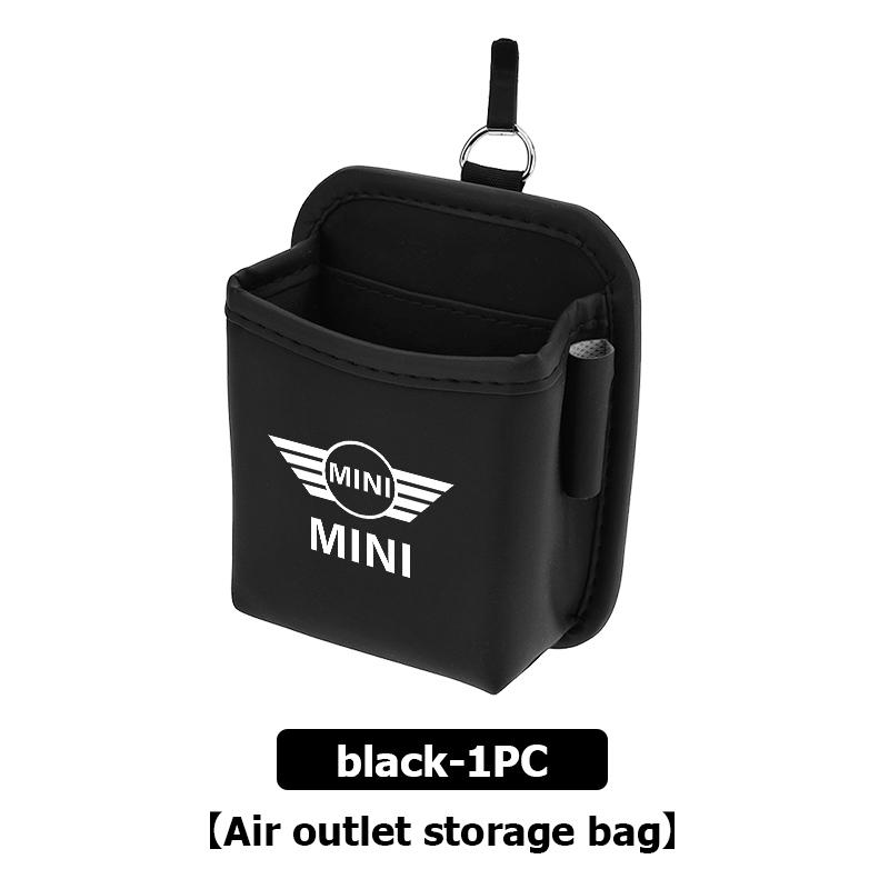 

Car Storage Box Phone Charge Air Vent Outlet Pocket Organizer For MINI Cooper R60 R56 F56 F55 F57 F60 Countryman Convertible