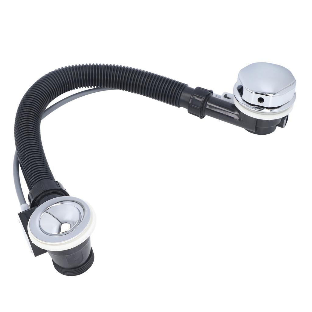 Bathtub Overflow Drainer Concealed Flexible SPA Bathtub Overflow Drain Pipe for Kitchen Bathroom