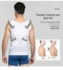 Men's Lightweight Breathable Chest & Back Support Tummy Control Shaper