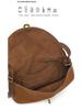 Matte Echtleder-Rindsleder Crossbody Satteltasche für Damen - Modisch, Vielseitig, Einzelschulter-Design für den Herbst