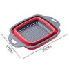 Foldable Round Vegetable & Fruit Washing Basket with Drain