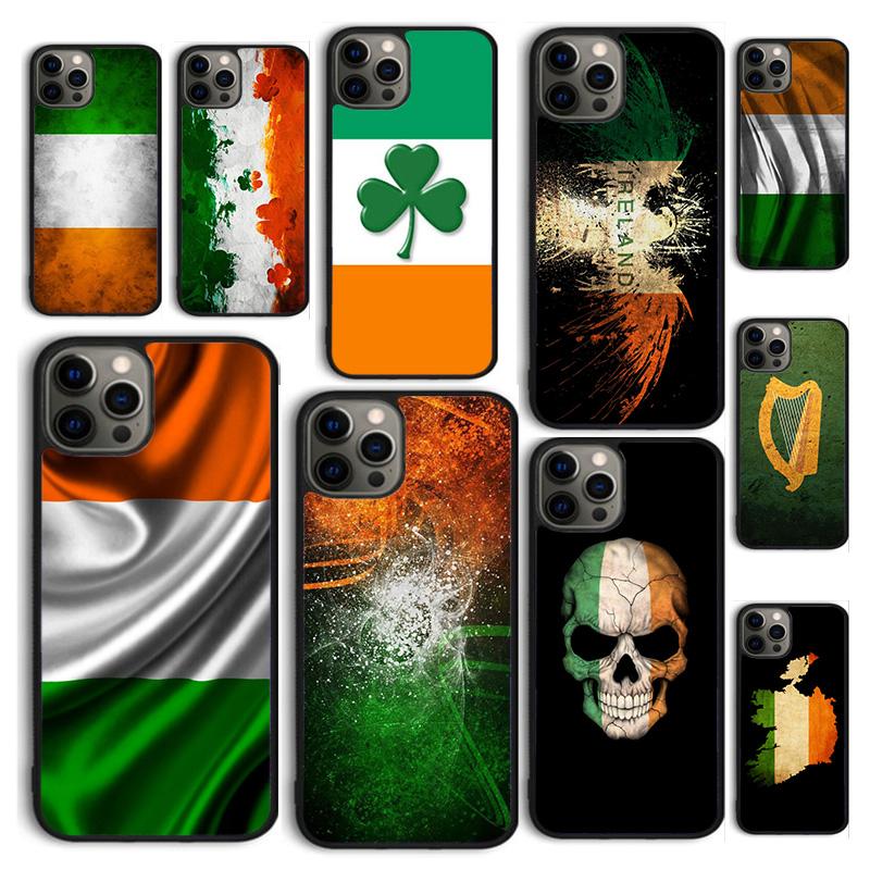 Autumu Ireland Irish Flag Phone Case Cover for iPhone 17 Air 16 16e 15 12 11 13 14 Pro Max Apple Plus Coque