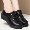 Black Work Shoes Women's Spring and Autumn Leather Shoes Are Not Tired After Standing for a Long Time Women's Shoes with Soft Soles and Comfortable