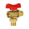 Three-Way Threaded Union Hot Water Valve