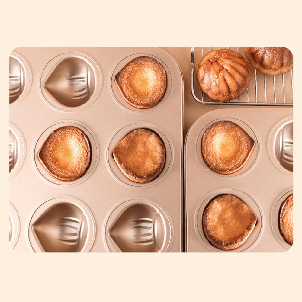 12 Cavity Chestnut Shaped Bakeware Carbon Steel Chocolate Pan  Bakery Catering