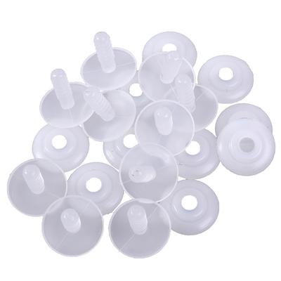 2 cm bewegliches Gelenk weißes Kunststoffauge Spielzeugzubehör