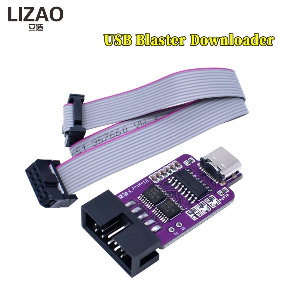 LIZAO Type‑C USB Blaster JTAG Programmer 1.2V‑3.3V For Altera CPLD FPGA Download Tool Programmer Adapter Module