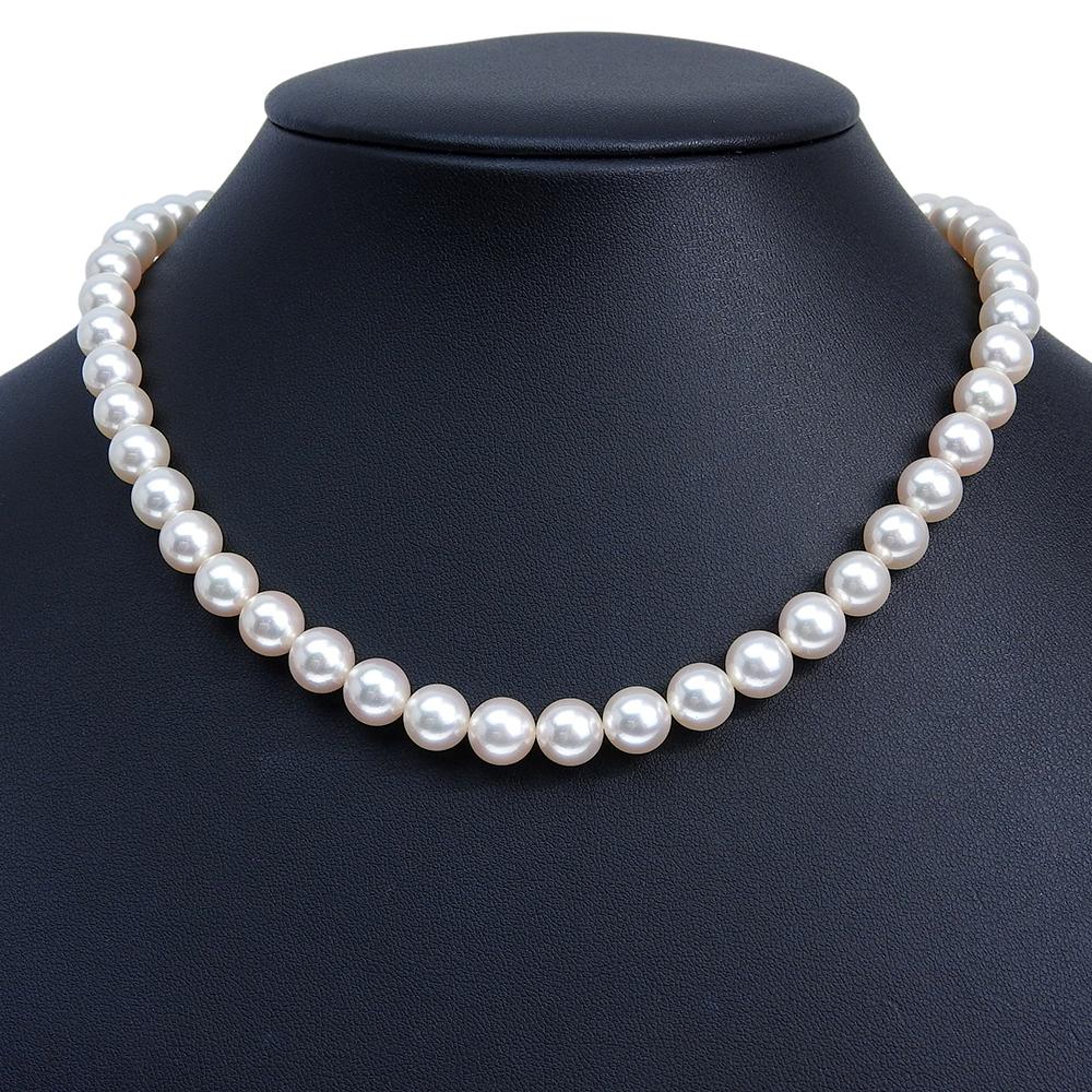 Necklace Pearl/Silver 44.6g Women Used
