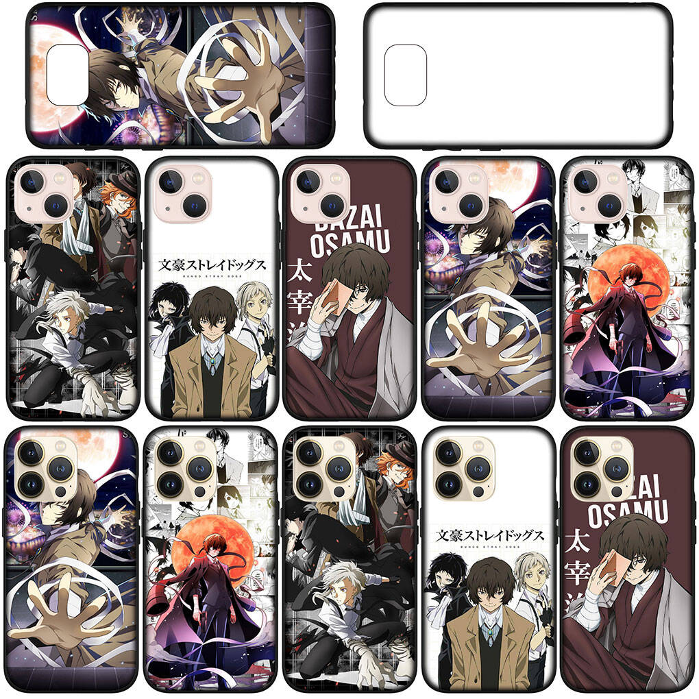 Cover for iPhone 17 16 15 Xiaomi Poco Redmi Note 14 13 12 11 Pro Max 9 16e Samsung Galaxy S25 S24 S23 OPPO Huawei Cartoon Bungou Stray Dogs Phone Case