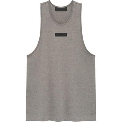 Essentials Tank Top Heather Grey Men Tops 125SU242041F