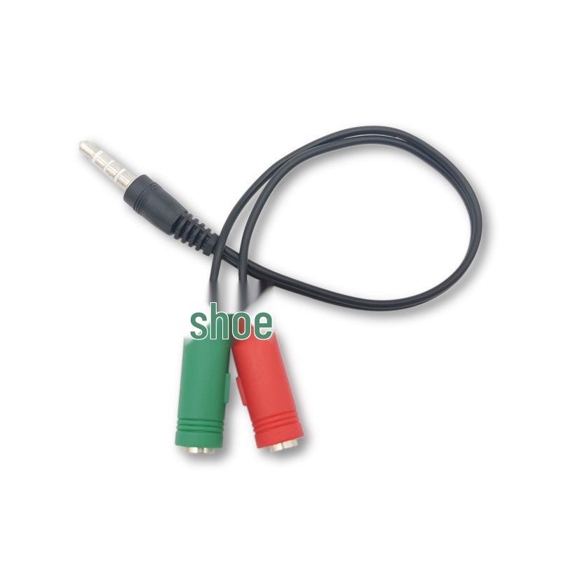 3.5mm One-to-Two Audio Splitter for Laptop, Headphones, and Microphones