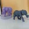 Creative Small Artificial Elephant Sculpture Ornaments Simulation Animal Elephant Gifts for Home Office Desktop Decoration Resin