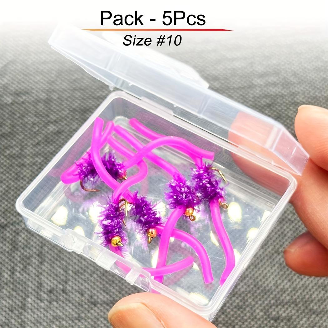 

5/10 шт. приманка для ловли рыбы нахлыстом, искусственная приманка для ловли окуня/форели, ассортимент мушек - приманка для нимфы 5Pcs