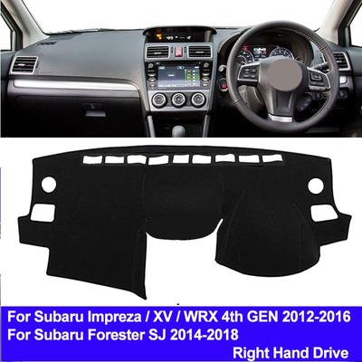 Car Dash Mat Κάλυμμα ταμπλό Δεξί αντηλιακό χαλί για Subaru Impreza / XV / WRX 4th GEN 2012 - 2016 Forester SJ 2014 -