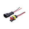 Car Waterproof 2 Pin Way with Wire AWG Marine Auto Connector Plug Set Connector Plug Electrical