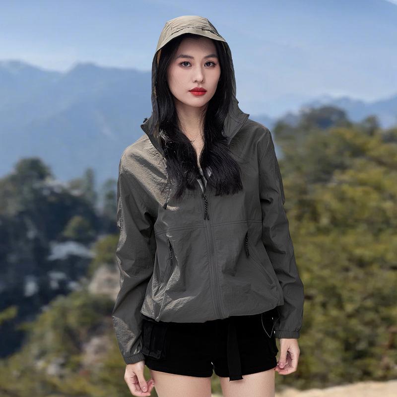 

F**N Куртка из ледяного шелка с защитой от солнца для мужчин и женщин, Лето 2025, Дышащая легкая уличная одежда для кожи. 4XL