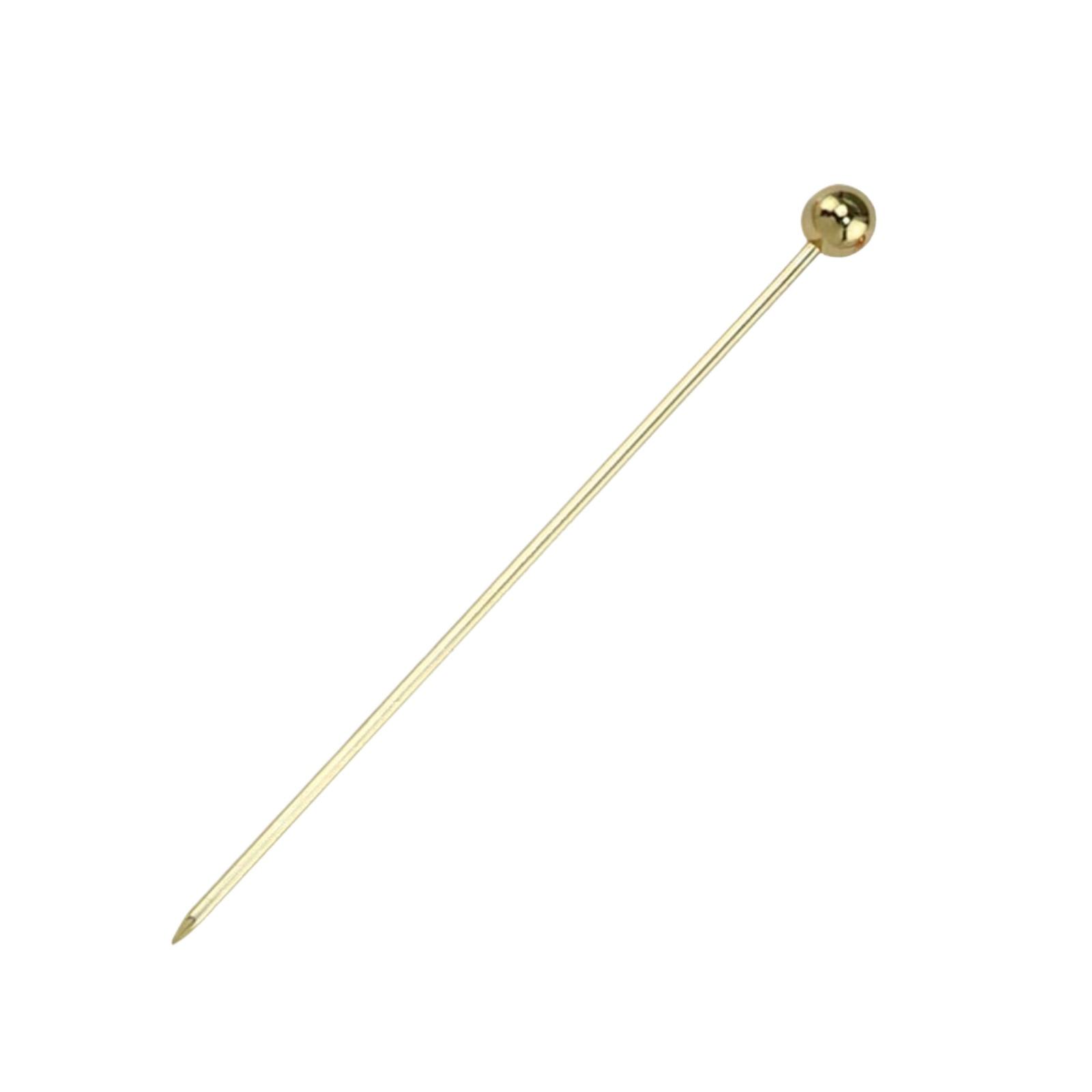 Stainless Steel Fruit Swab Fruit Needle One Size золотой