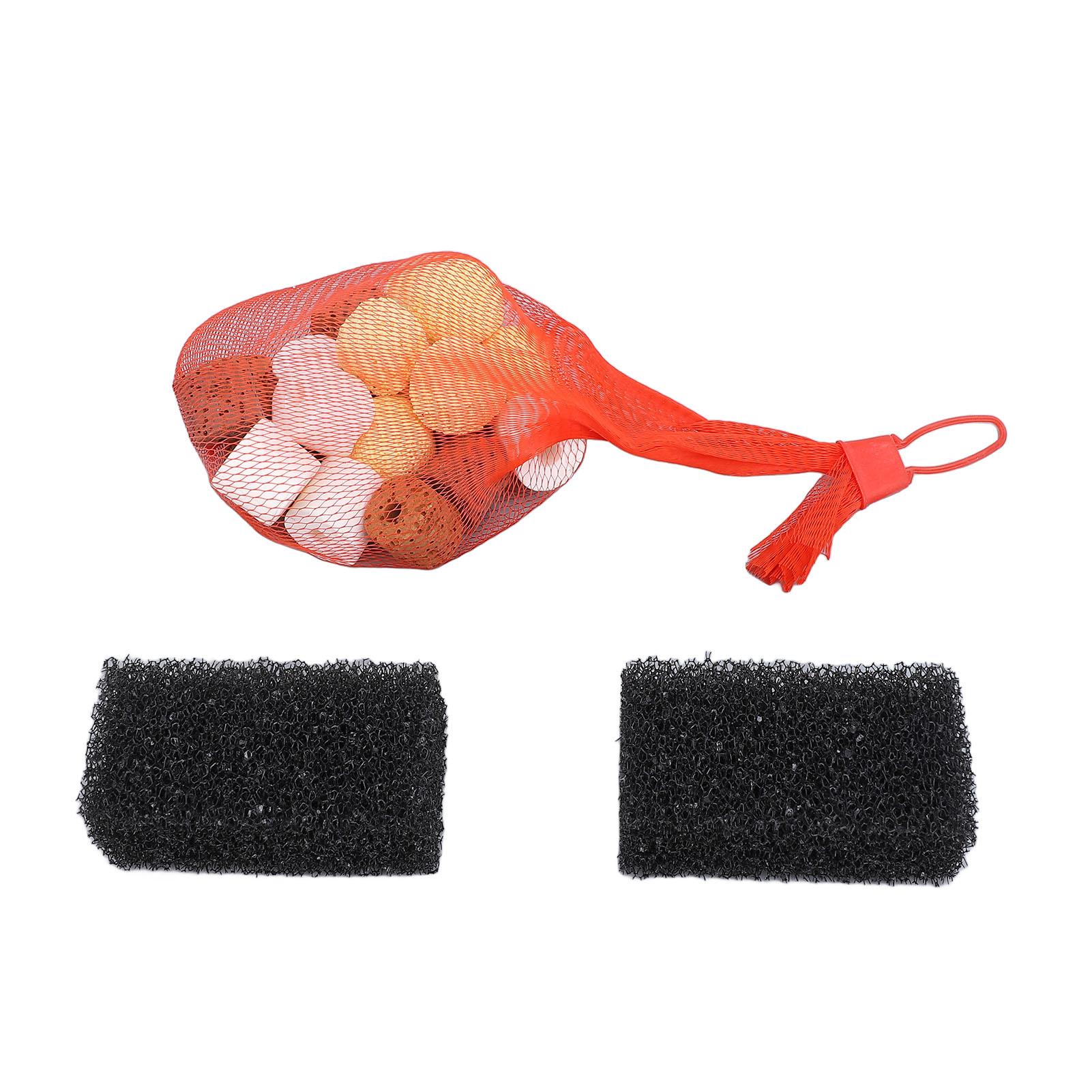 

Аквариумный фильтр для смешивания биошариков Фильтрующий материал для пруда Биофильтрующий материал с сетчатым мешком Фильтрующие прокладки