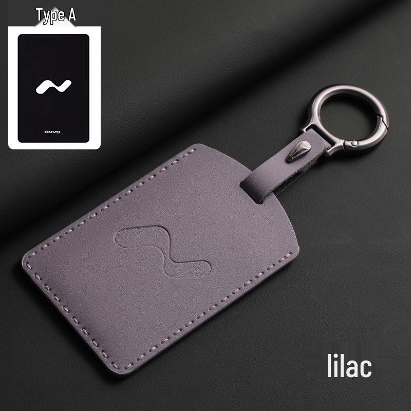 Compatible L60 Card Key Case - 24 New Model NIO ONVO LEO NFC Smart Induction Car Bag Buckle Case