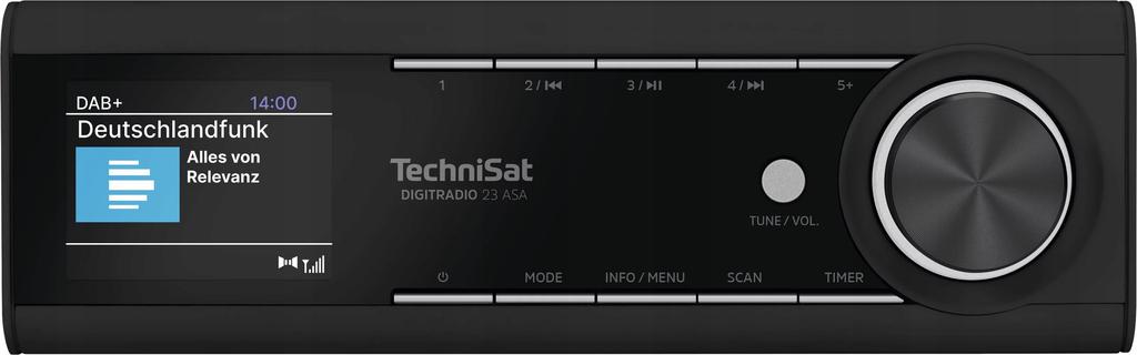 TechniSat DIGITRADIO 23 ASA DAB+ FM Bluetooth Under-Cabinet Kitchen Radio